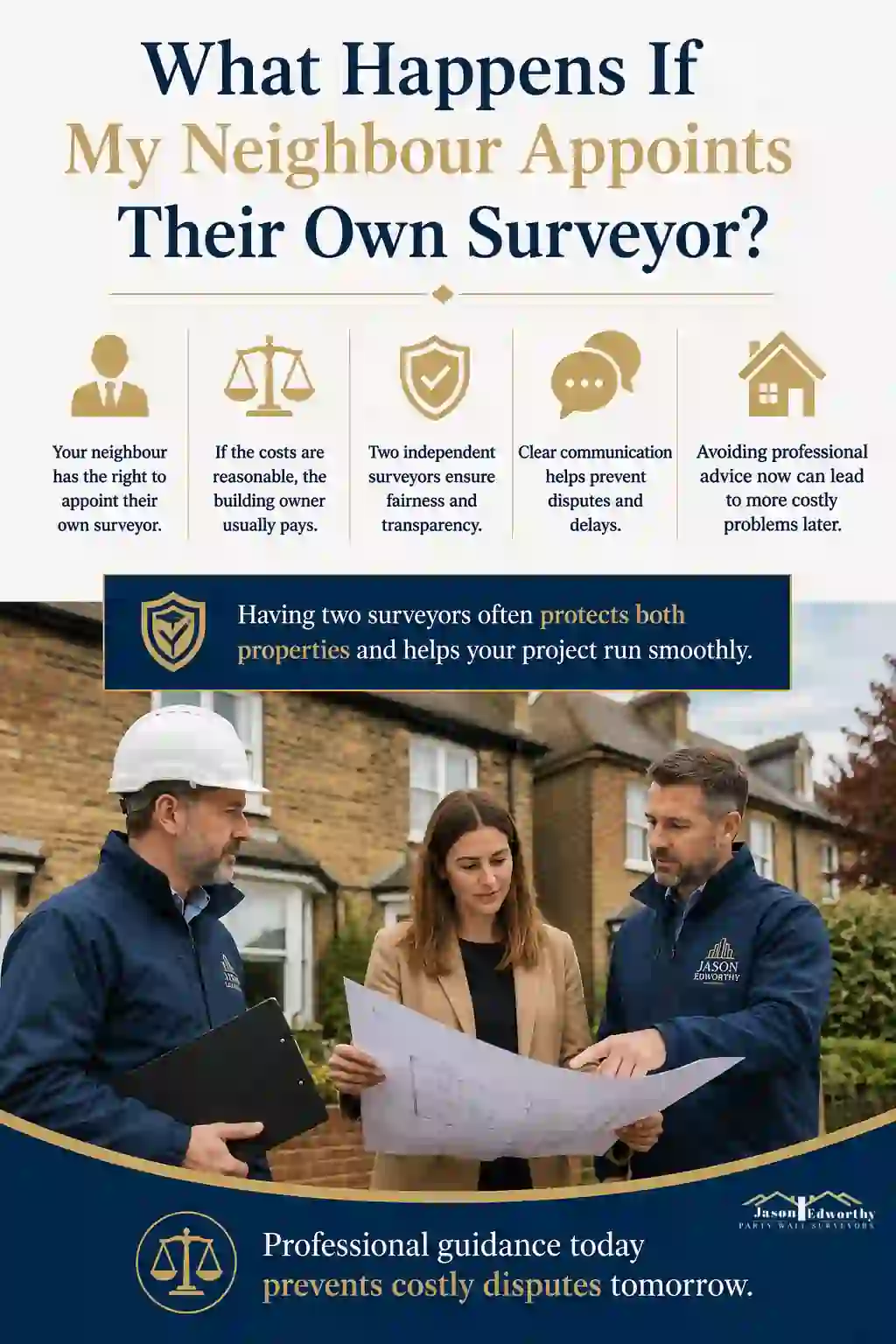What Happens If My Neighbour Appoints Their Own Surveyor Worcestershire?